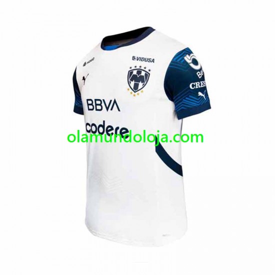 Camisola CF Monterrey Homem Equipamento Segundo 2024-2025 Manga Curta
